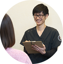 カウンセリングと施術